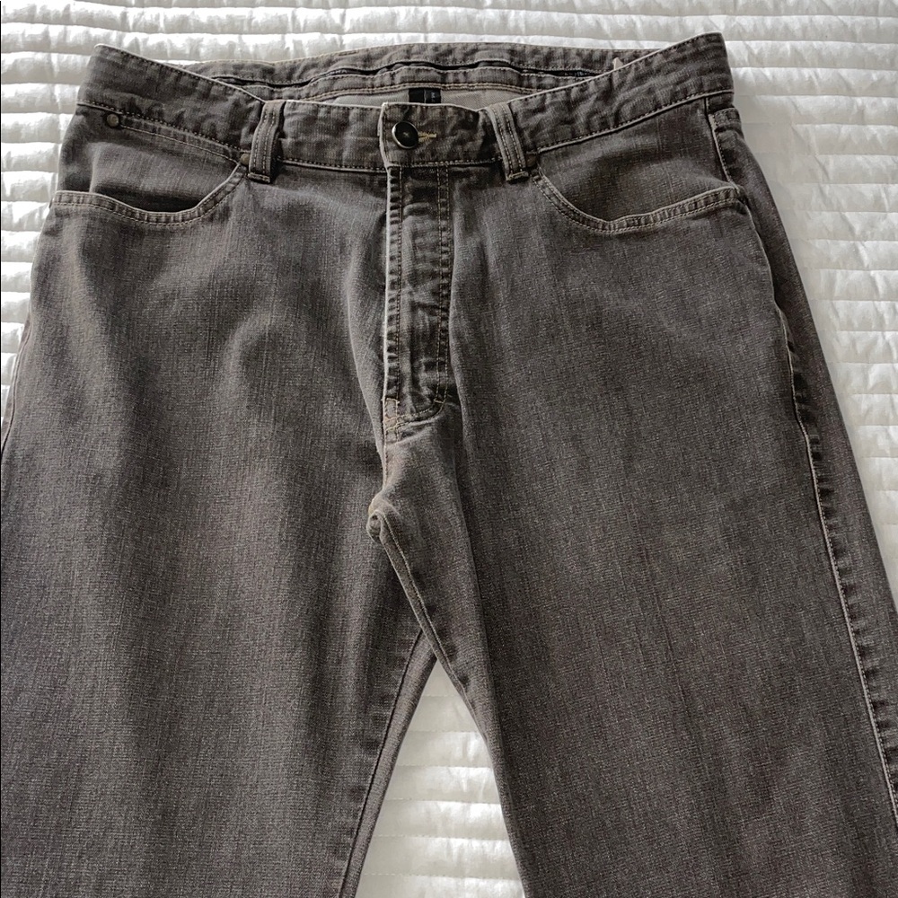 Ermenegildo Zegna Men's Brown Straight Jeans